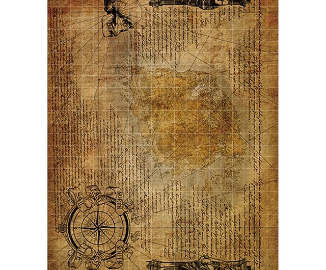 A6サイズ) スクロール6種ミックス 100g ヴィンテージデザイン