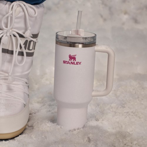 STANLEY 臺灣總代理 STANLEY 冒險系列 吸管隨手杯2.0 1.18L / 冰霜白