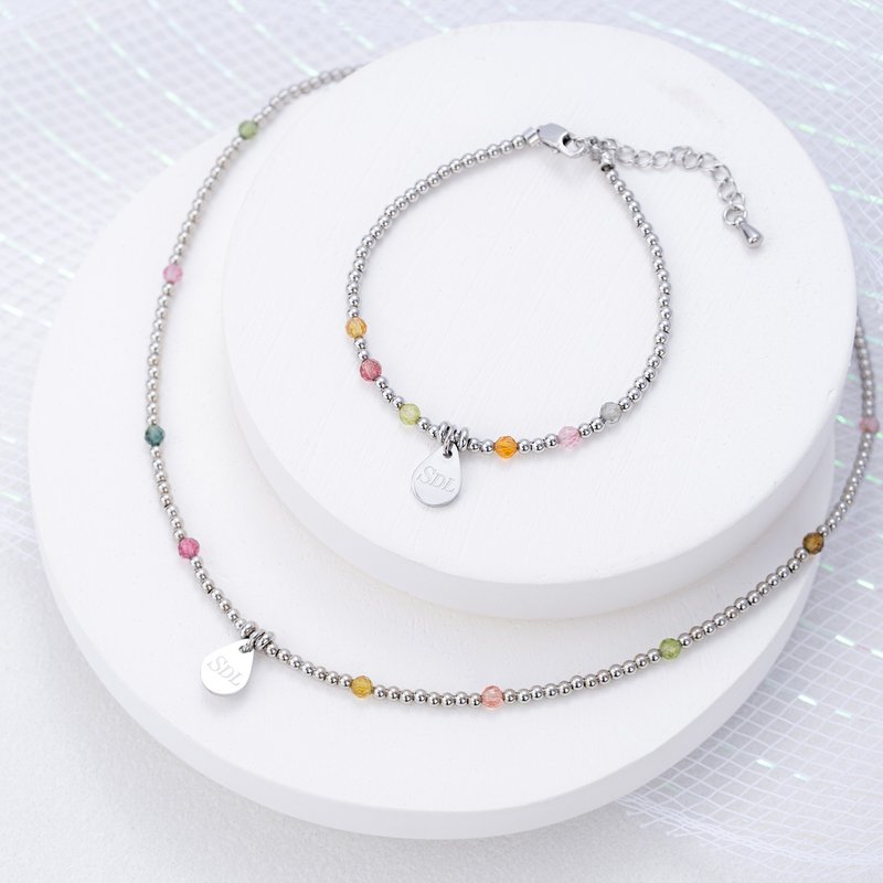 シーユェ｜独占デザインクリスタルブレスレット｜ネックレス D28001 - ブレスレット - クリスタル 多色