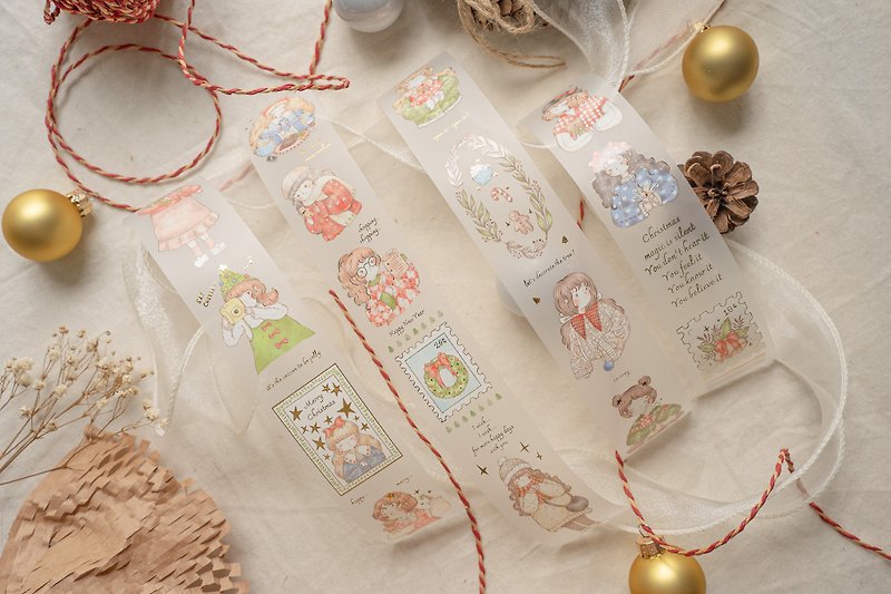 Merry Merry - 霧面燙金膠帶 - 紙膠帶 - 其他材質 