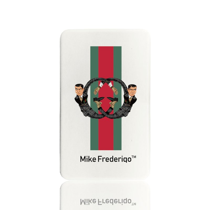【Mike Frederiqo】 正版授權 磁吸無線充 PD快速充電 GUCCIO 白 - 行動電源/充電線 - 塑膠 白色