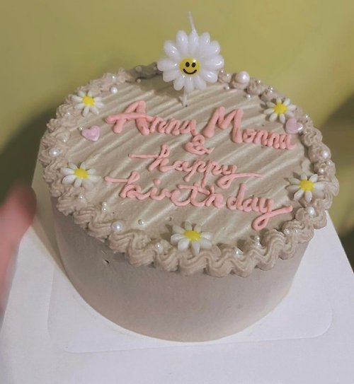 KoKoMi sweets 【客製化蛋糕】鮮奶油題字蛋糕 鐵觀音奶茶蛋糕 生日蛋糕戚風蛋糕
