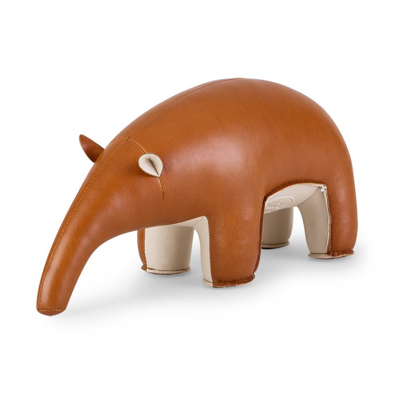 Zuny - Anteater Siso - Bookend - Items for Display - Faux Leather Multicolor