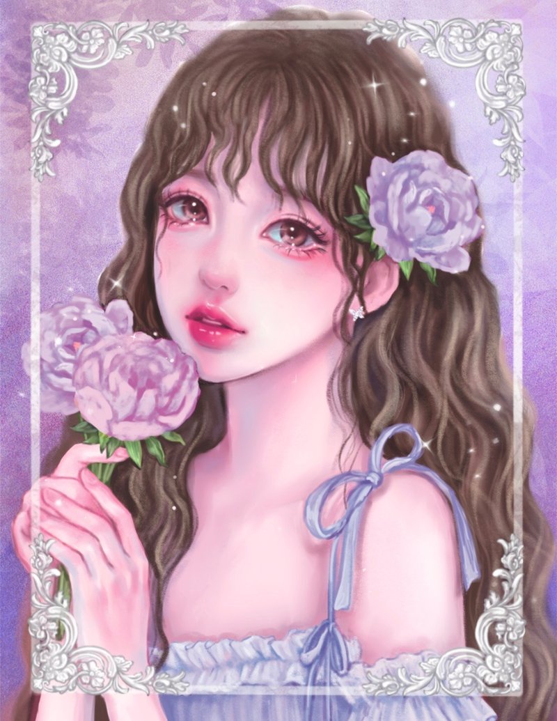 blooming sticker - 貼紙 - 紙 多色