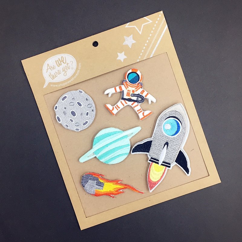 [Are We There Yet?] RWTY Creative Anything Small (Astros Series) - Badges & Pins - Thread Blue