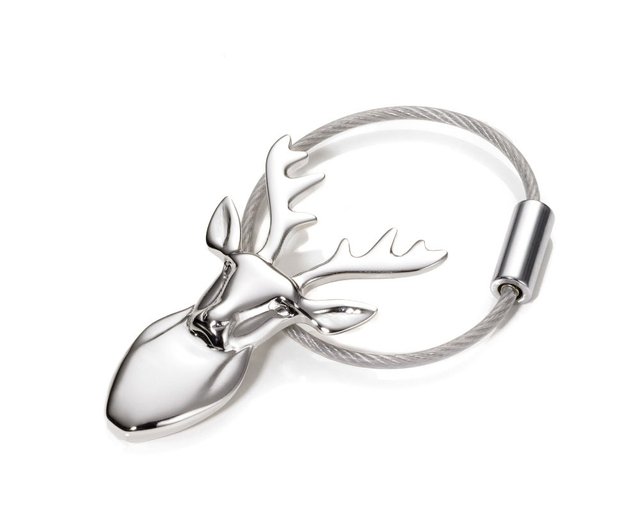 Troika Travel Charms Silver Keyring