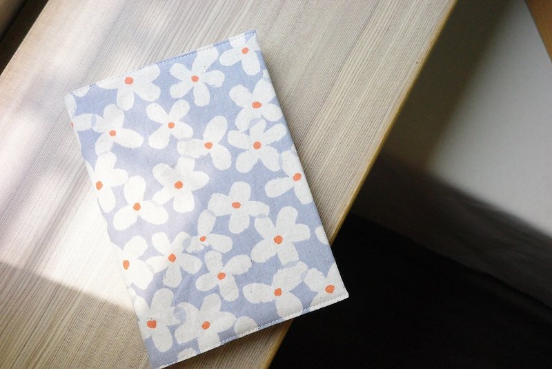 Flower Conglan - Adjustable book jacket and book cover with adjustable thickness A5 size | - Book Covers - Cotton & Hemp 