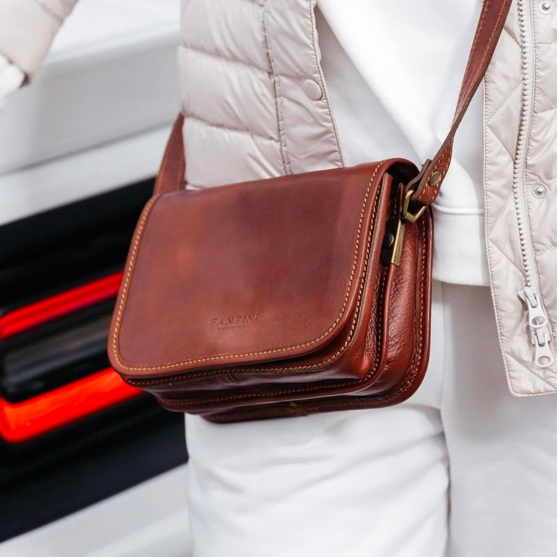 蒂亞 Dea 義大利製真皮斜背包 - 側背包/斜背包 - 真皮 