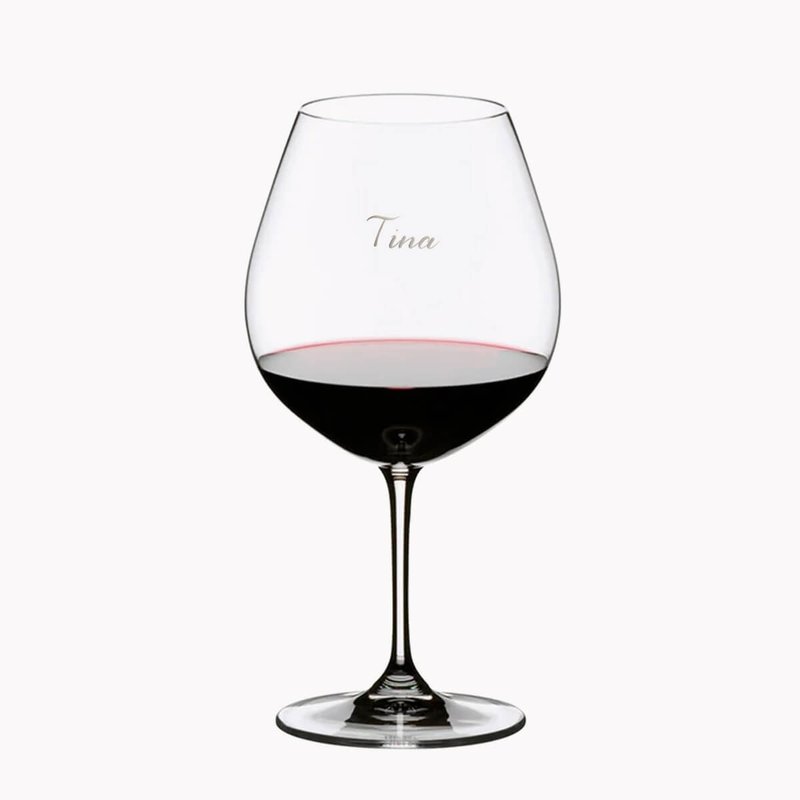 700cc【Riedel－Vinum系列】 Burgundy勃根地紅酒杯刻字 商務送禮 - 酒杯/酒器 - 玻璃 透明
