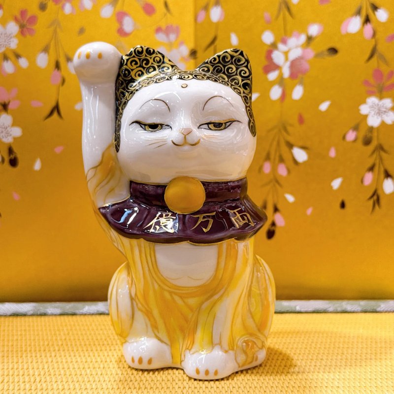 【慈慧聚緣】日本清水燒招財貓 | 仫繪 - 佛陀 - 擺飾/家飾品 - 瓷 白色