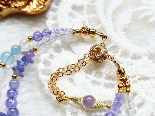 はなゆきページ✧爽やか✧タンザナイト×アクアマリンの2連