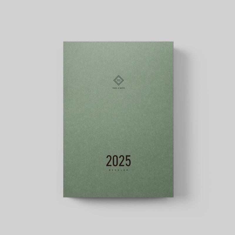 TAKE A NOTE 2025 REGULAR Aging Log A5 Taiwan Holiday Edition - Notebooks & Journals - Paper Green