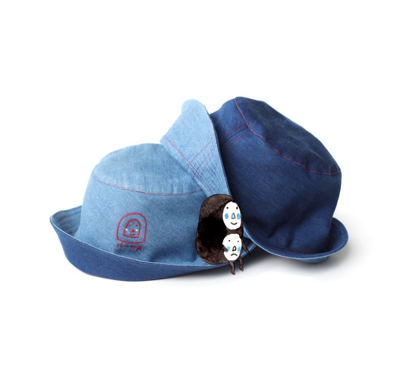 Palim hat (jeans) - 帽子 - 其他材質 藍色