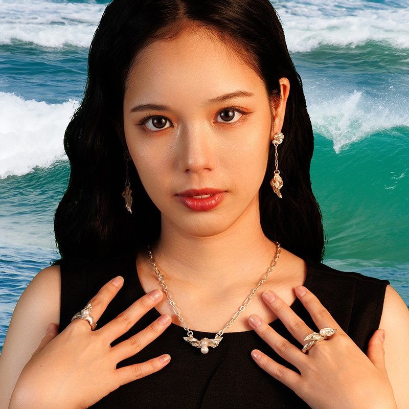 Amphitrite Collection Chalali 1 Necklace Silver 99.9 - 項鍊 - 銀 銀色