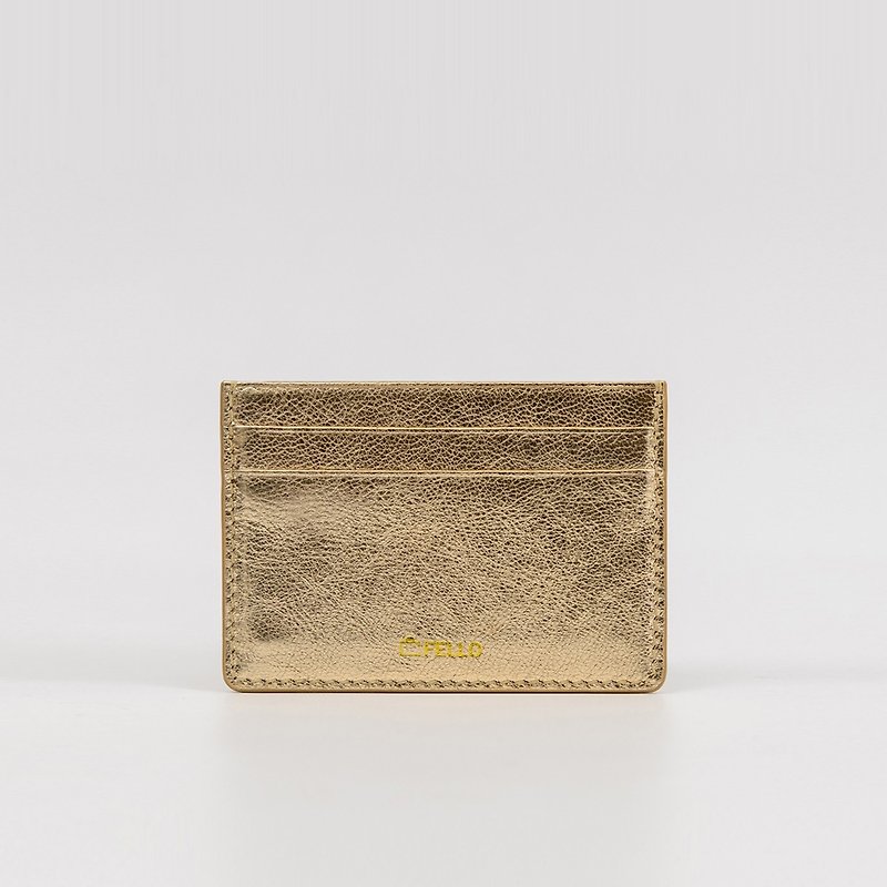 Flitflat Wallet - Gold - 銀包 - 真皮 金色