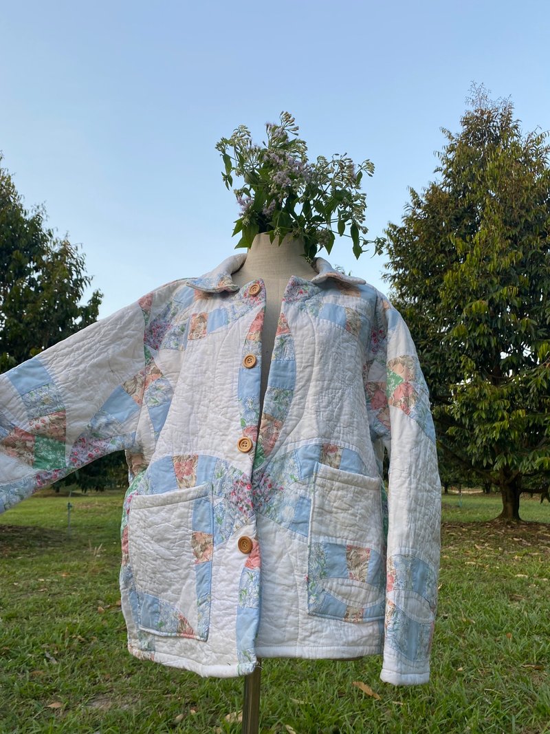 Patchwork jacket Hippie clothing and one of a kind - 女大衣/外套 - 棉．麻 