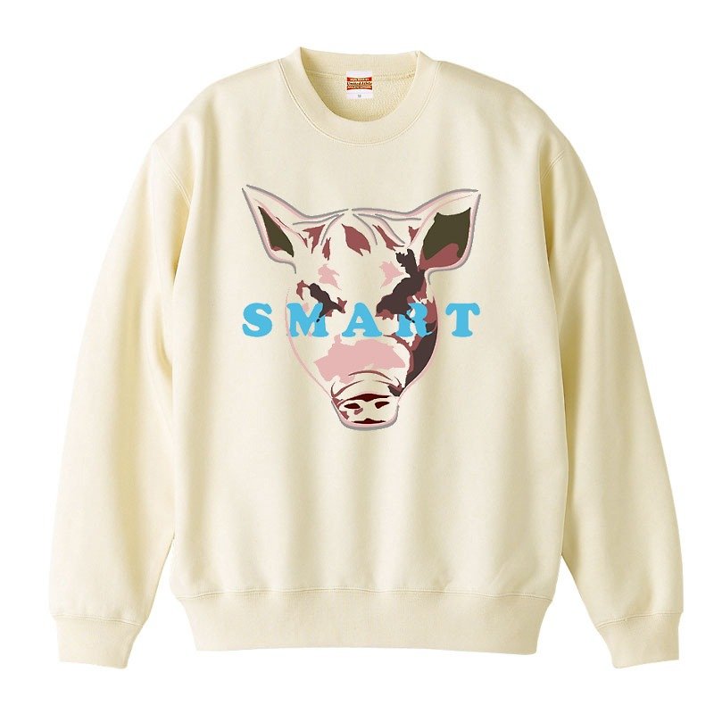 [スウェット] SMART - Tシャツ メンズ - コットン・麻 ホワイト