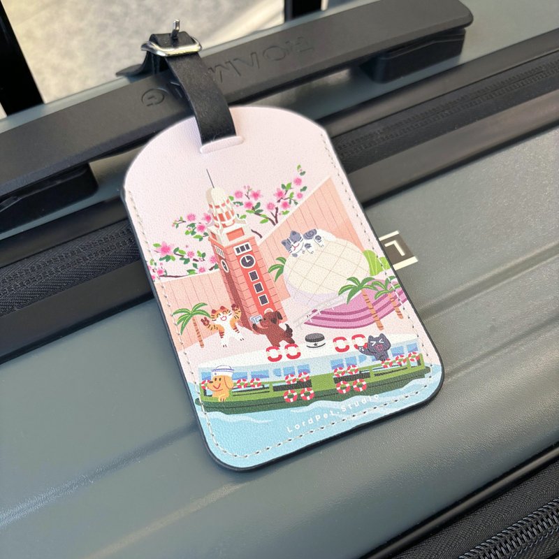 Wangmiao Hong Kong Tour Luggage Tag/Ferry/Own Original Design (Ready Stock) - ID & Badge Holders - Faux Leather Multicolor