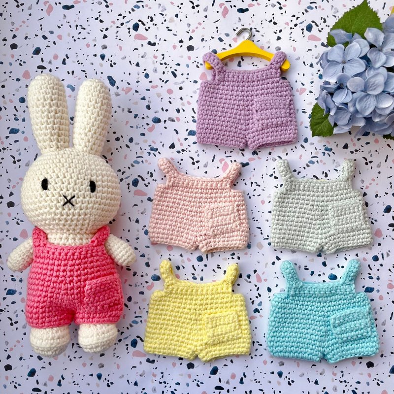 Just Dutch | Overall handmade for Miffy Melanie Boris - ตุ๊กตา - ผ้าฝ้าย/ผ้าลินิน 