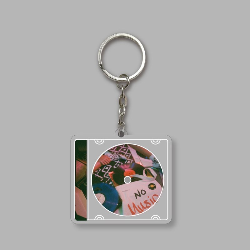 CD album KeyChain - Keychains - Acrylic Red