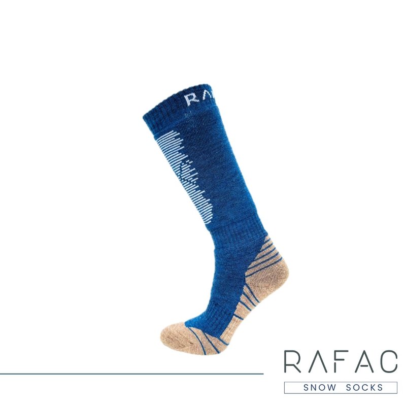 RAFAC Polar Guardian Wool Snow Socks - ถุงเท้า - ขนแกะ สีน้ำเงิน