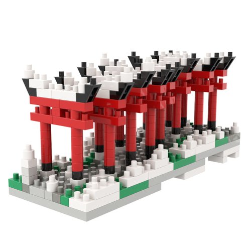 Archbrick Archbrick 日本傳統伏見稻荷大社鳥居 - 冬 微積木