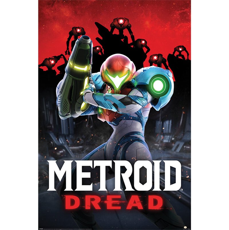 [Nintendo] Nintendo Metroid Survival Fear Game Cover Poster / Metroid - โปสเตอร์ - วัสดุอื่นๆ หลากหลายสี