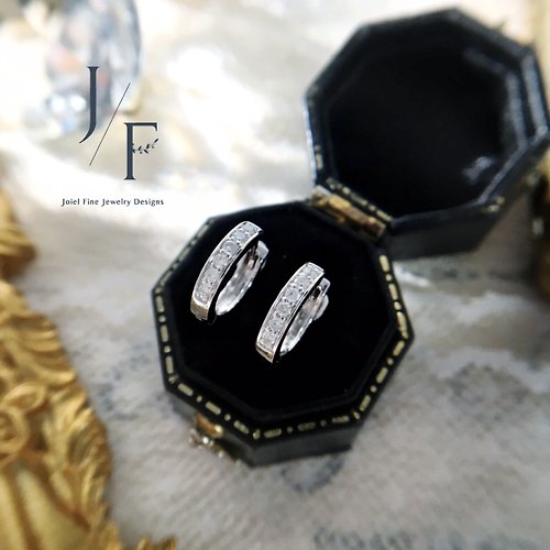 Joiel Fine Jewelry Designs 18k 金鑽石圈圈耳環