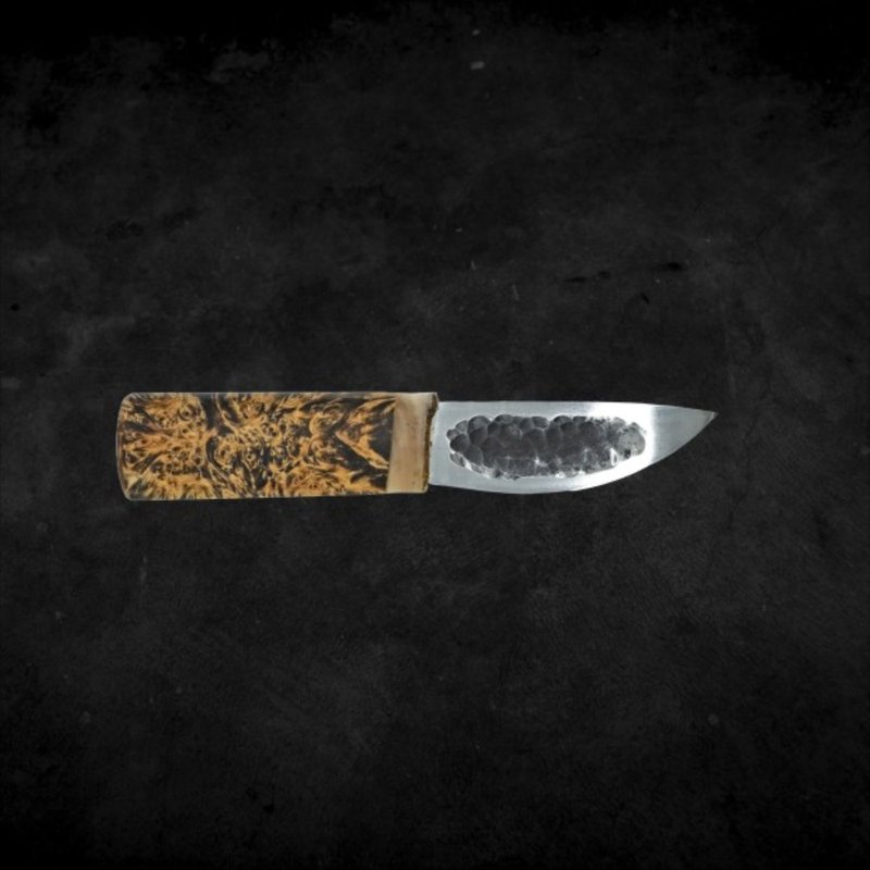 本物のヤクートナイフ 90mm スィプ・サップ、極東ならではのユニークなお土産 - 包丁・ナイフスタンド - 金属 