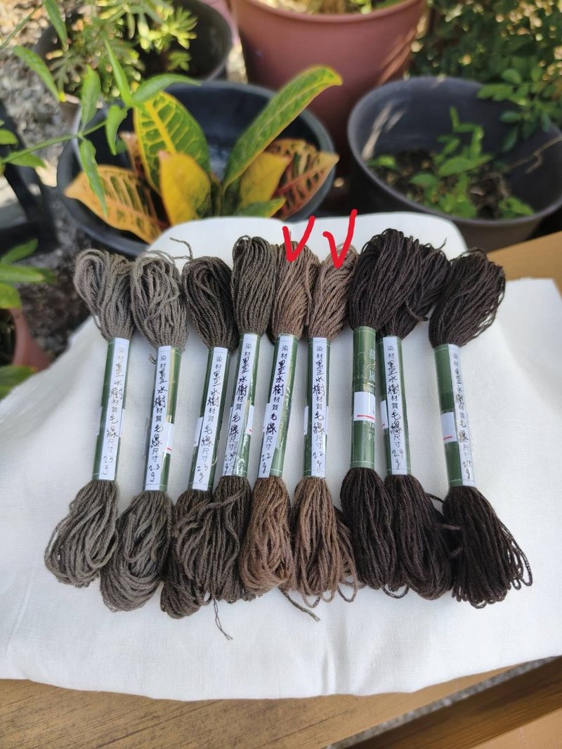 墨水樹3股刺繡羊毛線(3) - 編織/刺繡/羊毛氈/縫紉 - 羊毛 