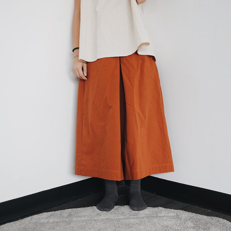 Clip pants - orange - Women's Pants - Cotton & Hemp Multicolor