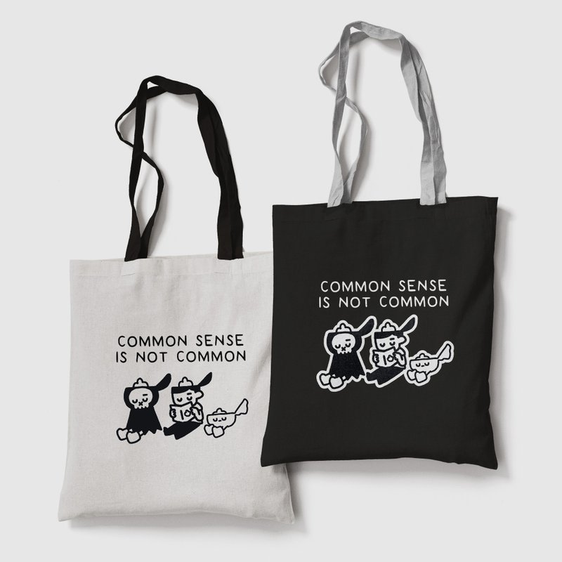 Common Sense is not Common | 帆布袋 - 手提包/手提袋 - 棉．麻 