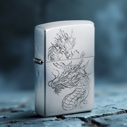ジプソフィア⟡新品未開封⟡.·Clearblouson ZIPPO Official Flagship Store] 2025 Silver Dragon Soul