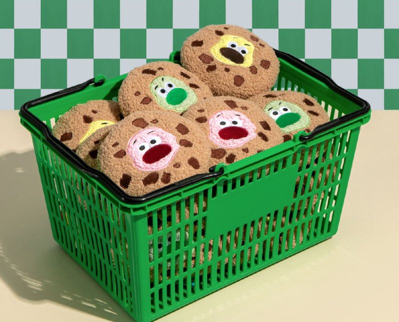 【曲奇餅干】中小型犬/磨牙潔齒發聲玩具 - 貓/狗玩具 - 其他材質 多色