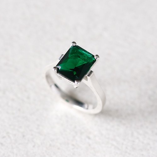 cloud-jewelry Emerald Square リング Silver925