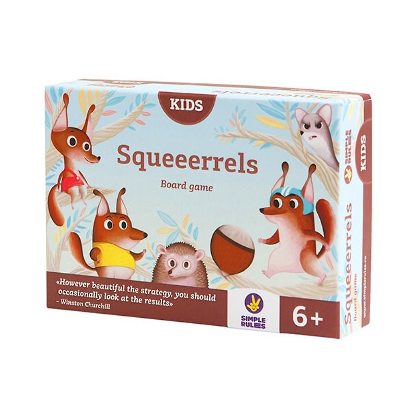 SIMPLE RULES -  Squeeerrels - Children board game - ของเล่นเด็ก - กระดาษ หลากหลายสี