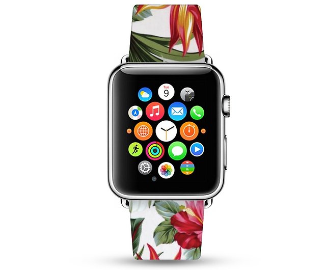 Designer Apple Watch band for All Series -Bird of paradise flower 001 -  Shop Freshion Watchbands - Pinkoi