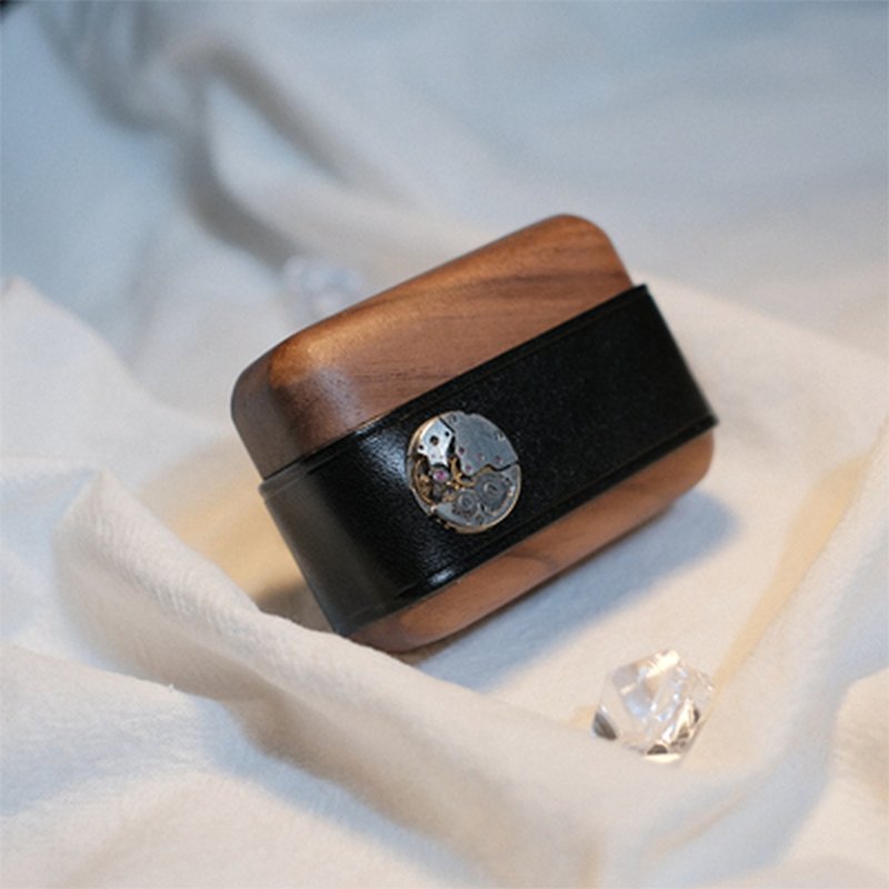 【免運特惠】真皮耳機保護殼適用於蘋果AirPods3一皮一木 - 科技小物 - 木頭 多色