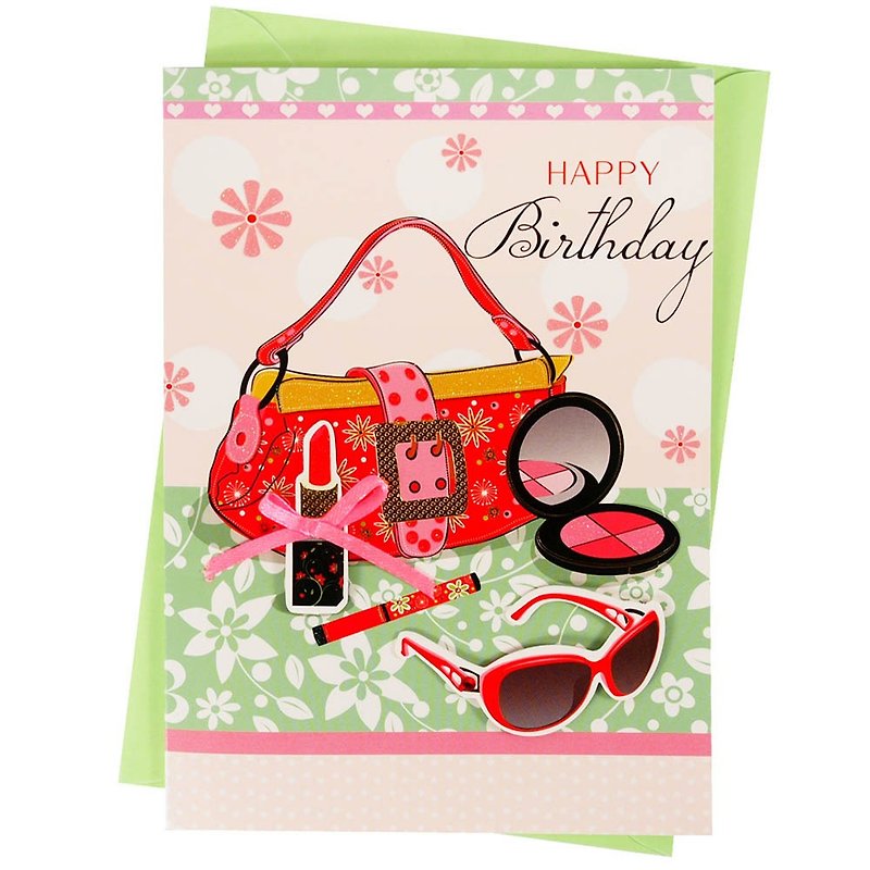 Hope to become a better person [Hallmark-Handmade Card Birthday Wishes] - การ์ด/โปสการ์ด - กระดาษ สีแดง