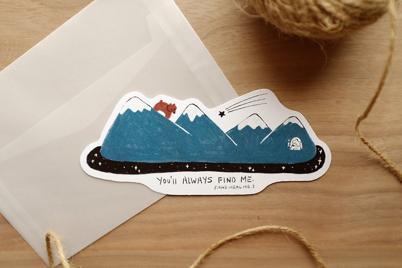 You'll Find Me/Style Card - Cards & Postcards - Paper Blue