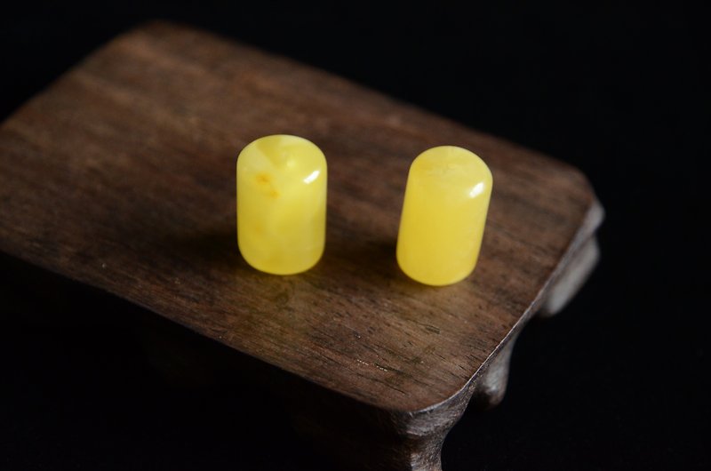 Amber Amber Transport Beads - สร้อยคอ - เครื่องเพชรพลอย สีเหลือง