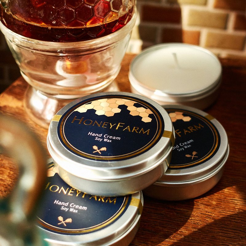 Honey fragrance skin care wax - เทียน/เชิงเทียน - ขี้ผึ้ง สีทอง
