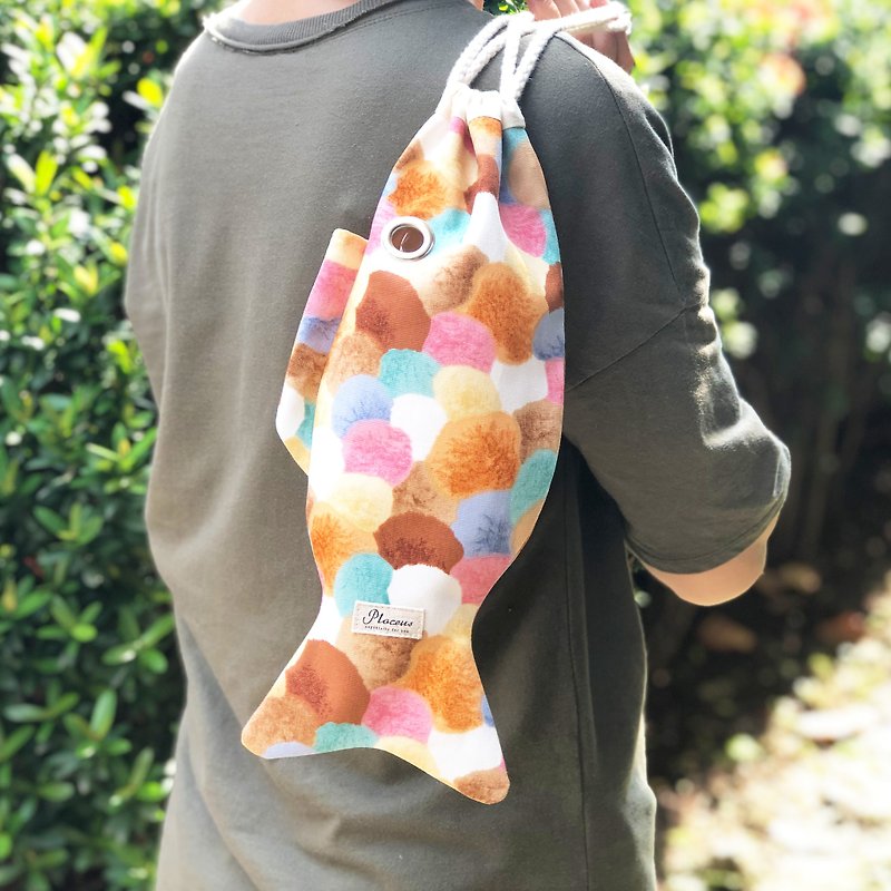 Eco-friendly reusable cloth bag - Handbags & Totes - Cotton & Hemp Brown