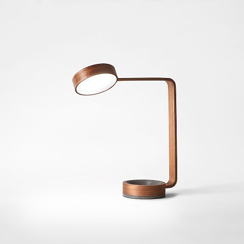 META Design APSIS LED木質觸控桌燈 | 黑胡桃