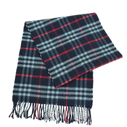 バーバリーチェックカシミヤスカーフ - 01077 - ショップ Fingertips