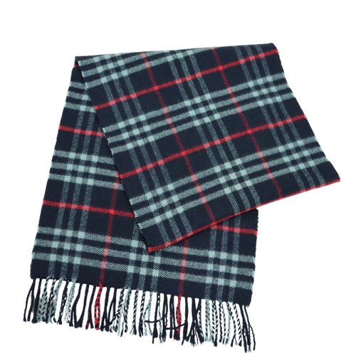 Burberry Check Cashmere Scarf – 01077 - Shop Fingertips