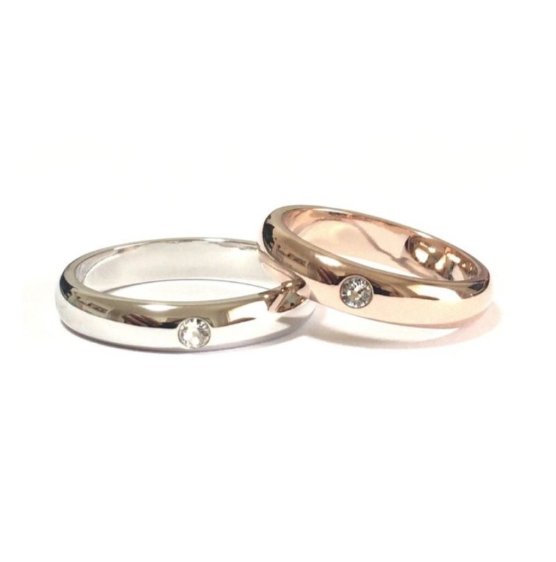 Happy Eternity Ring (ピンキーリング可) - 戒指 - 其他金屬 金色