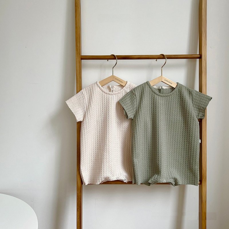 韓國柔軟針織面料寛鬆連身衣 •Ali Bodysuit• - 包屁衣/連身衣 - 其他材質 
