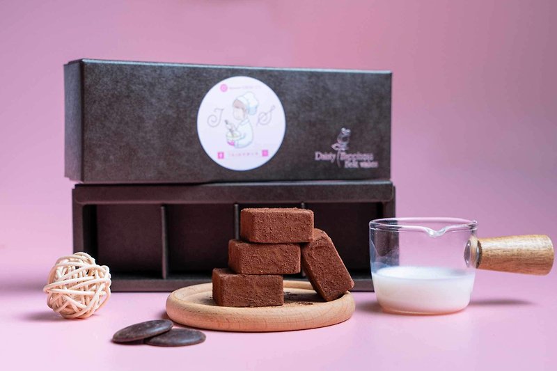 Raw chocolate gift box - Chocolate - Fresh Ingredients Brown
