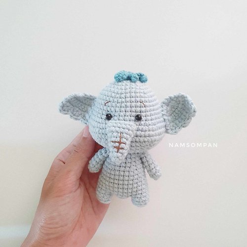 namsompan Digital Download - PDF | Crochet amigurumi Pattern Elephant | Thai / English